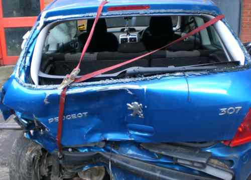 Peugeot 307 Door Front Drivers Side -  - Peugeot 307 2004 Petrol 1.4L 16V Manual 5 Speed 3 Door Electric Windows, Blue